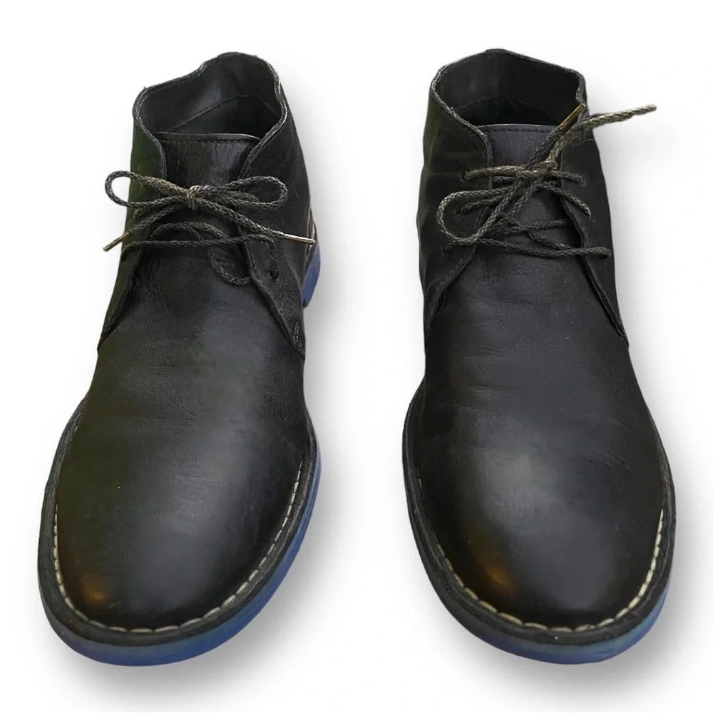 🔥 Cole Haan Glenn Chukka Men’s Boots | Blue‎ Sole Leather | Size 11.5M